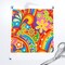 1960S Psychedelic Flower Power Flowers Colorful Rainbows Red Pink Orange Purple Costume Custom Printed Fabric by Spoonflower Various Fabrics by the Yard or Fat Quarter